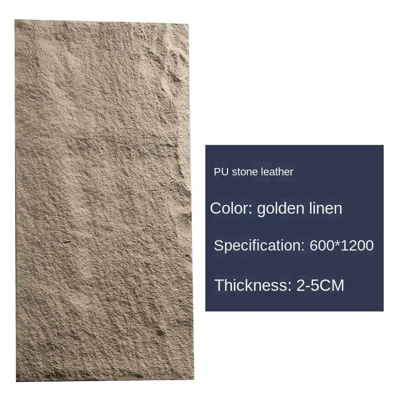 PU Light Cultural Fossil PU Stone Skin Simulation Mushroom Stone Polyurethane Stone Skin